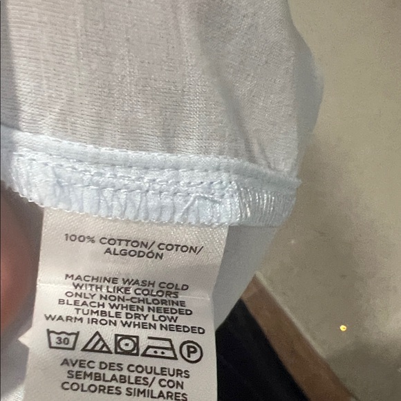 Ann Taylor Light Blue Sleeveless Ruffle Blouse - Picture 6 of 6